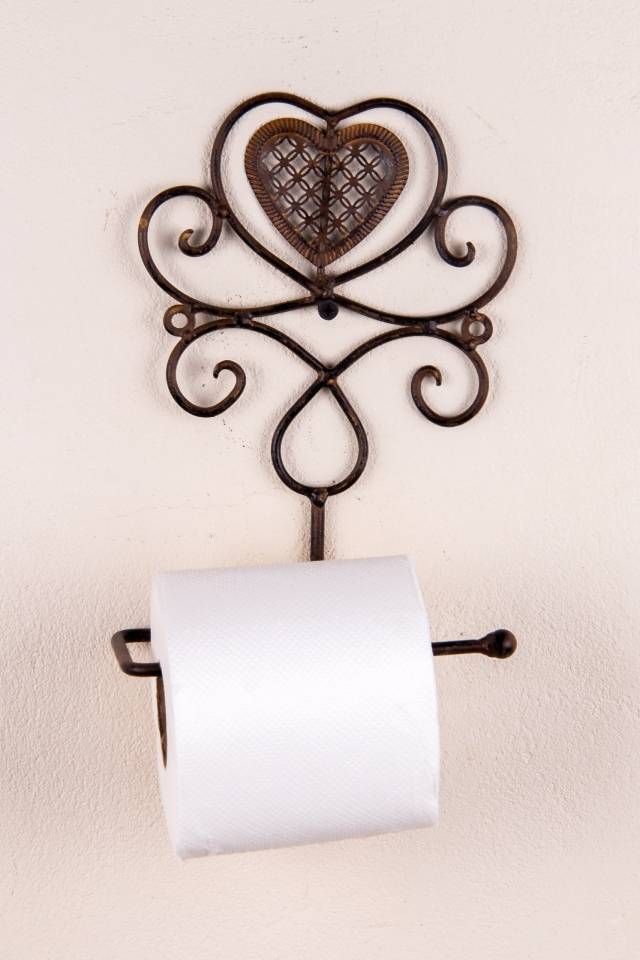 Toilet Roll Holder Rust Heys Imports