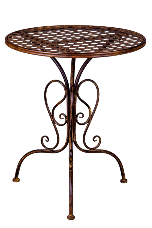 Weave Table Rust