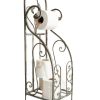 Toilet Roll Stand Antique Grey