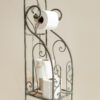 Toilet Roll Stand Antique Grey - Image 4
