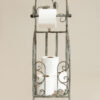 Toilet Roll Stand Antique Grey - Image 2