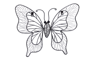 Butterfly Black - Wire