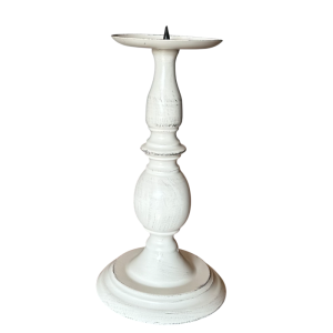 Candle-Holder-antique-White