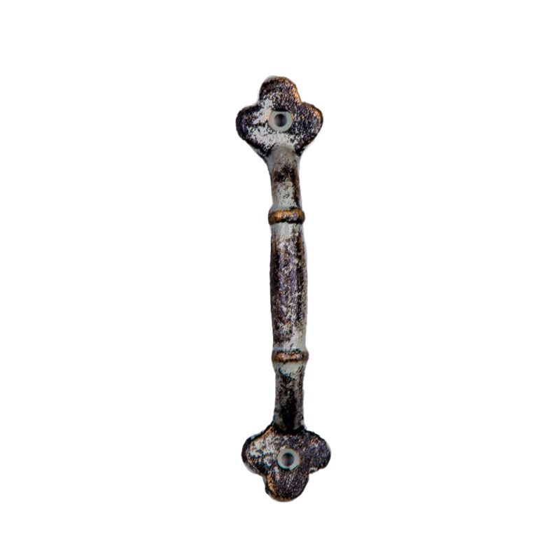 Door-Handle-Clover-Antique-Grey