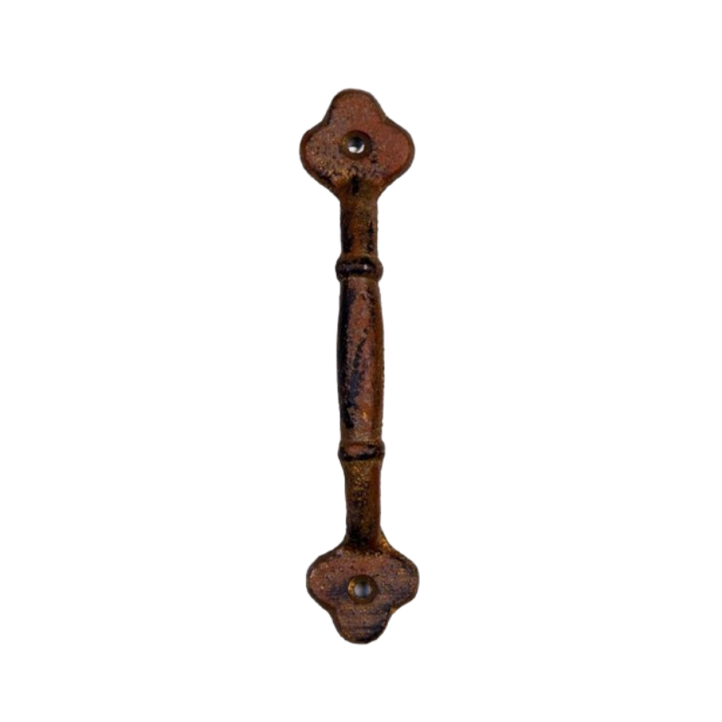 Door-Handle-Clover-Rust