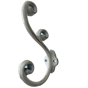 Double-Hook-Large-Steel-Antique-White