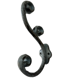 Double-Hook-Large-Steel-Antique-Grey