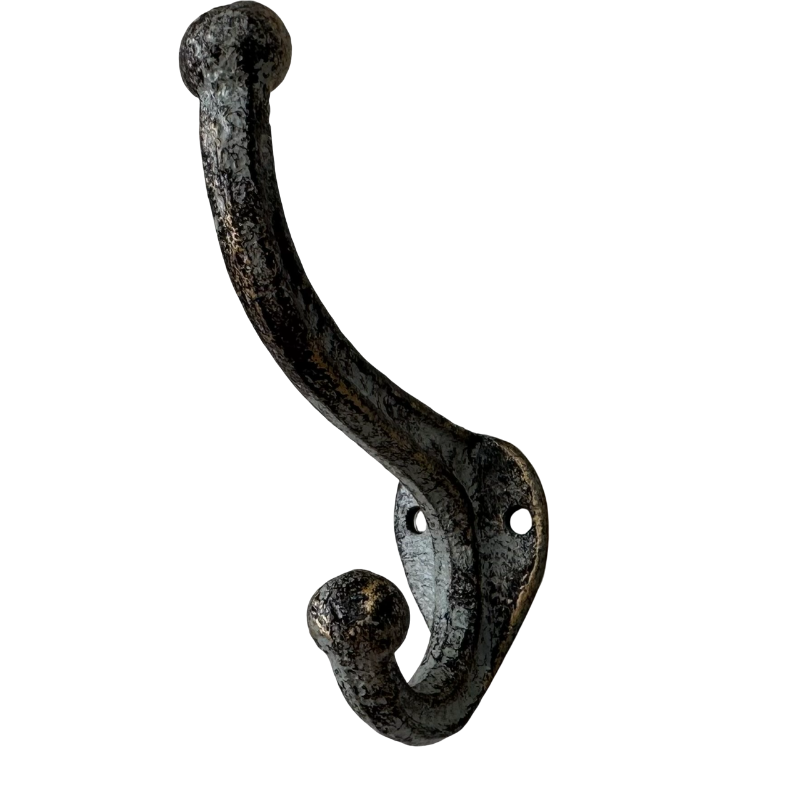 Double-Hook-Small-Steel-Antique-Grey
