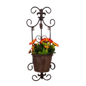 Hangin-Flower-Pot-Steel-Rust