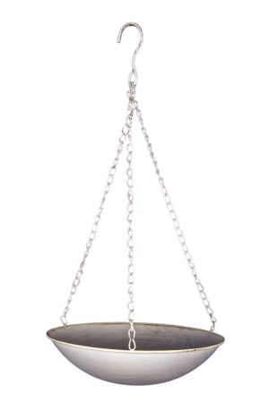 Bird Feeder Hanging Antique White - CLEARANCE SALE