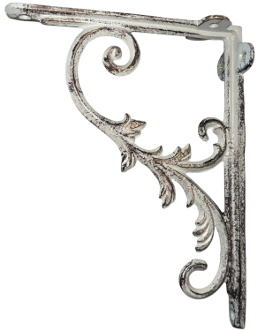Leaf Bracket Antique Grey