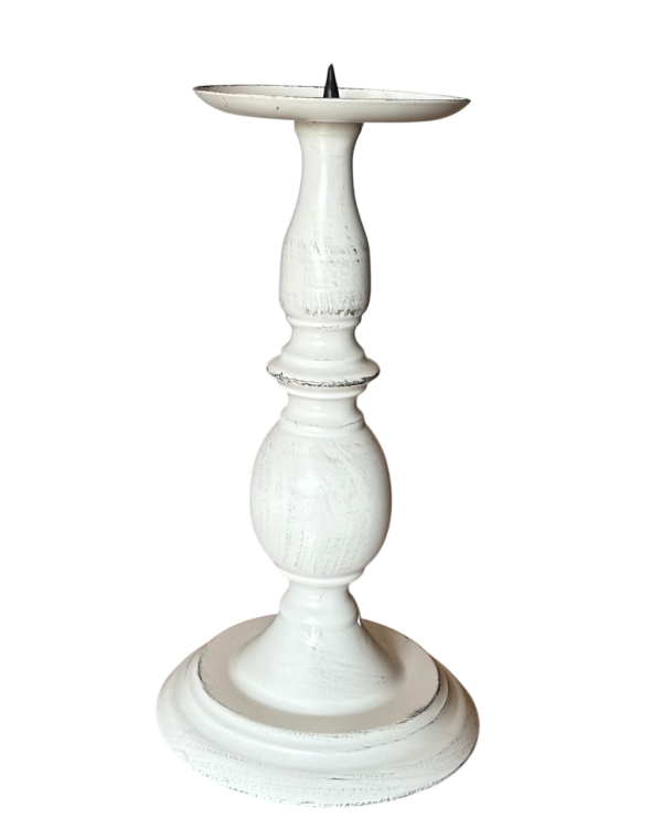 Candle Holder Antique White
