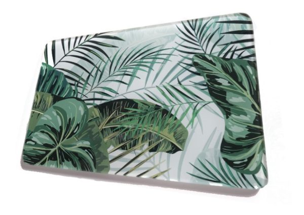 Glass Cutting Board:  Tropical Leaves