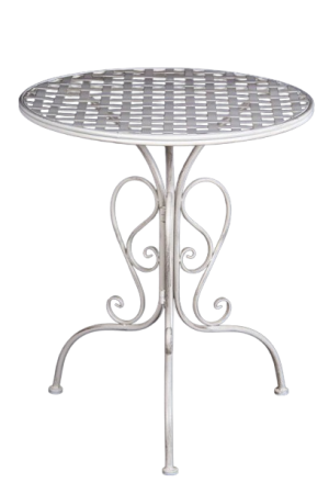 Weave Table Antique White