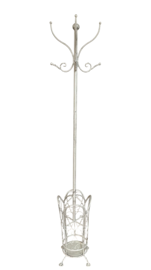 Hat & Coat Stand Antique White - (15cm Longer)