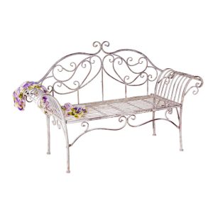 Bench-Steel-Ornate-Two-Seater-Antique-Grey