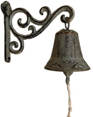 Big Doorbell Antique Grey