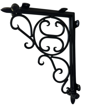 Ornate Bracket: Black
