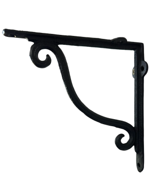 Plain Curl Bracket Black