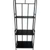 Modern 3 Shelf - Black with Medium Density Fiberboard Shelves - Image 2