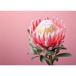 Glass-Cutting-Board-Pink-Protea