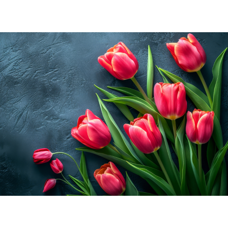 Glass-Cutting-Board-Red-Tulips
