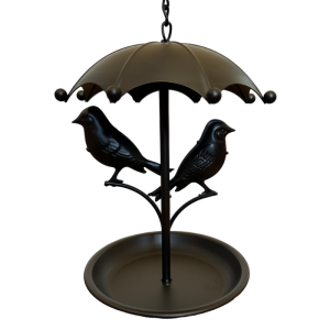 Bird-Feeder-Umbrella-Black