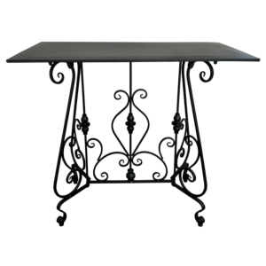 Steel-Recctangular-Table-Black