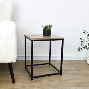 Side-Table-Square-Wood-Steel