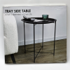 Round Black Tray Side Table - Image 2