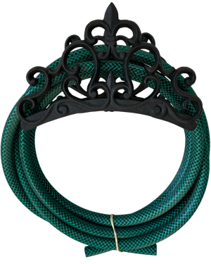 Garden Hose Holder Black