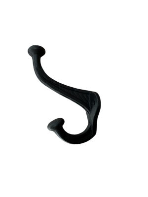 Double Hook Medium Black
