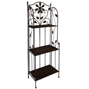 3 Shelf: Floral - Rust