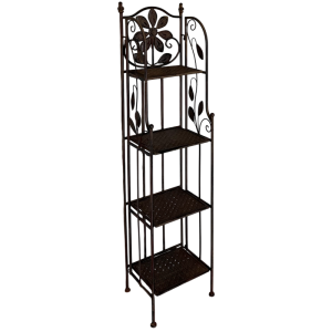 Narrow Rack: Floral: Rust