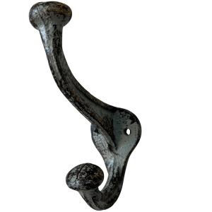 Double Hook Medium Antique Grey
