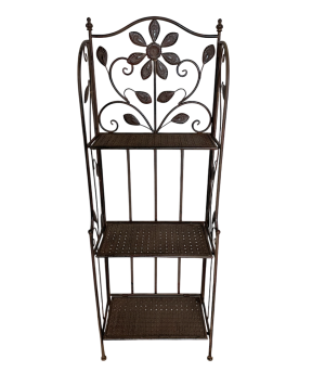 3 Shelf: Floral - Rust