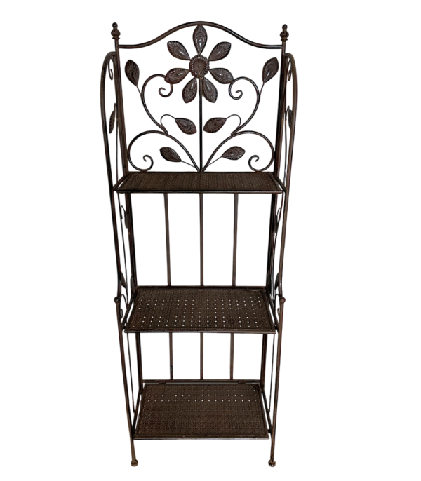 3 Shelf: Floral - Rust