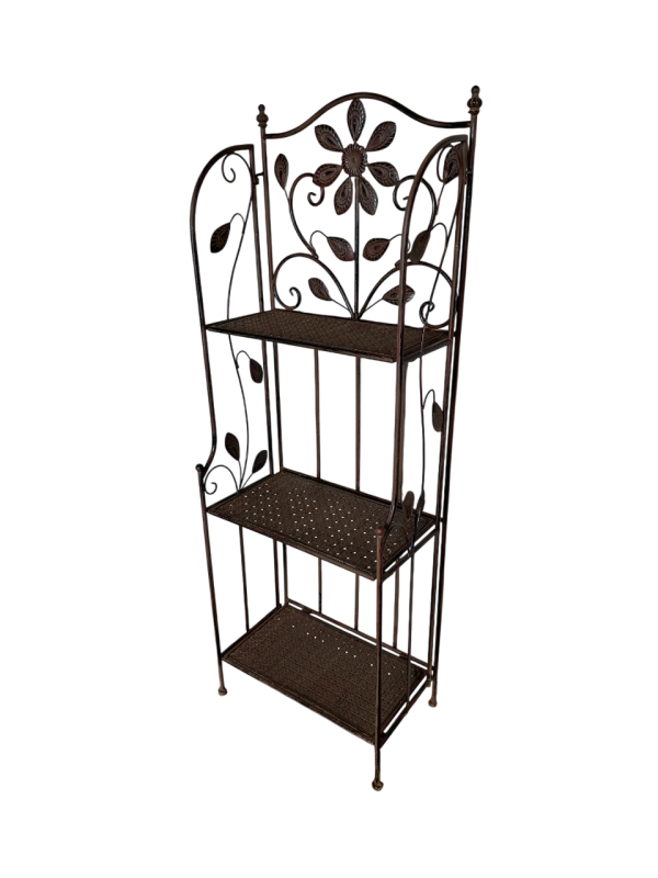 3 Shelf: Floral - Rust