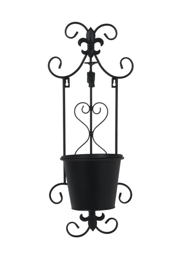 Hanging Flower Pot : Black
