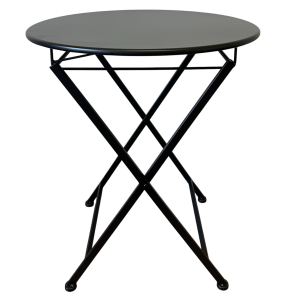 Picnic Table: Round:  Black
