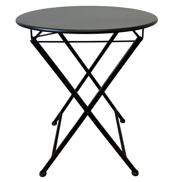 Picnic Table: Round:  Black