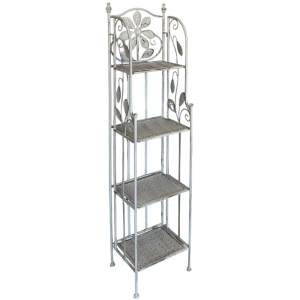 Narrow Rack: Floral: Antique White