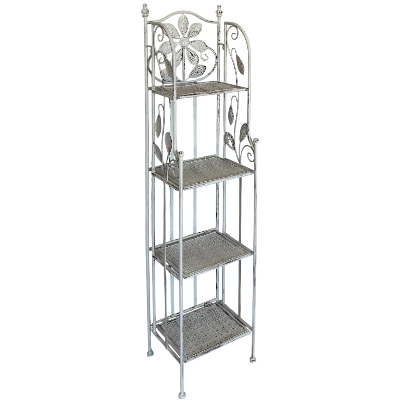 Narrow Rack: Floral: Antique White