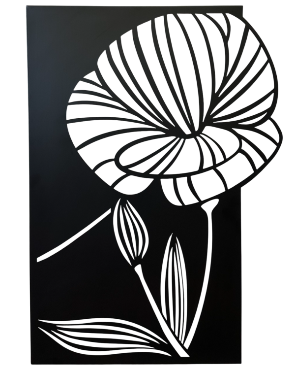Wall Décor: Poppy Flower: Front