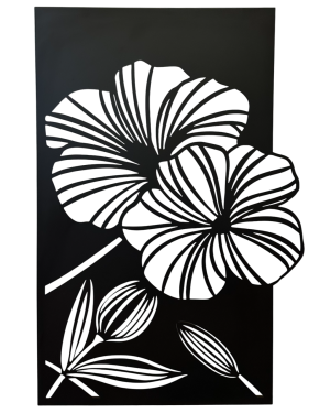 Wall Décor:  2 Flowers