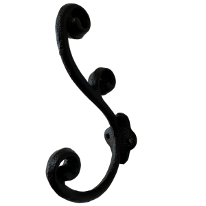 Double-Hook-Large-Steel-Black