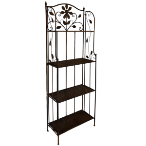 4 Shelf : Floral - Rust