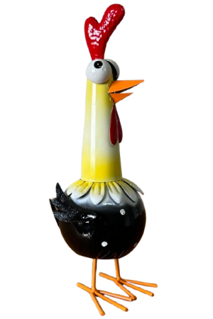 Jiggly Rooster : Yellow & Black
