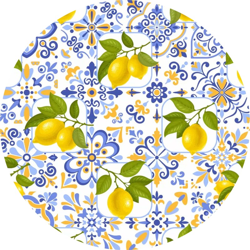 Potstand: Blue Mediterranean Tile - NEW