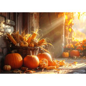 Glass Cutting Board: Pumpkin - NEW